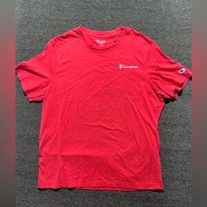 Champion Classic Red Short Sleeve Tee